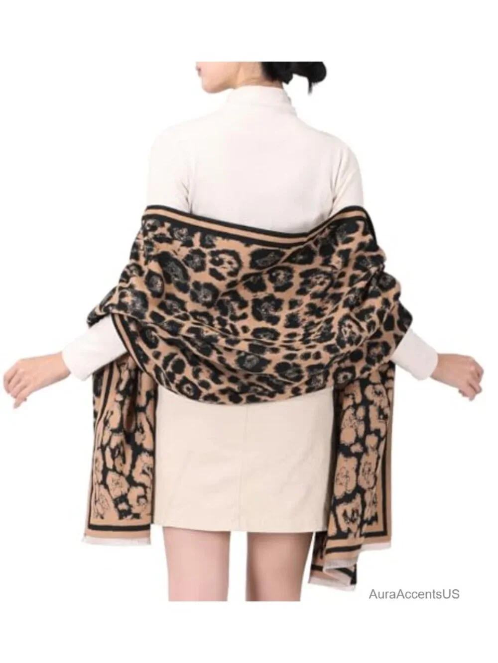 Reversible Pashmina Shawl Wrap Large Soft Winter Scarf Evening Dress